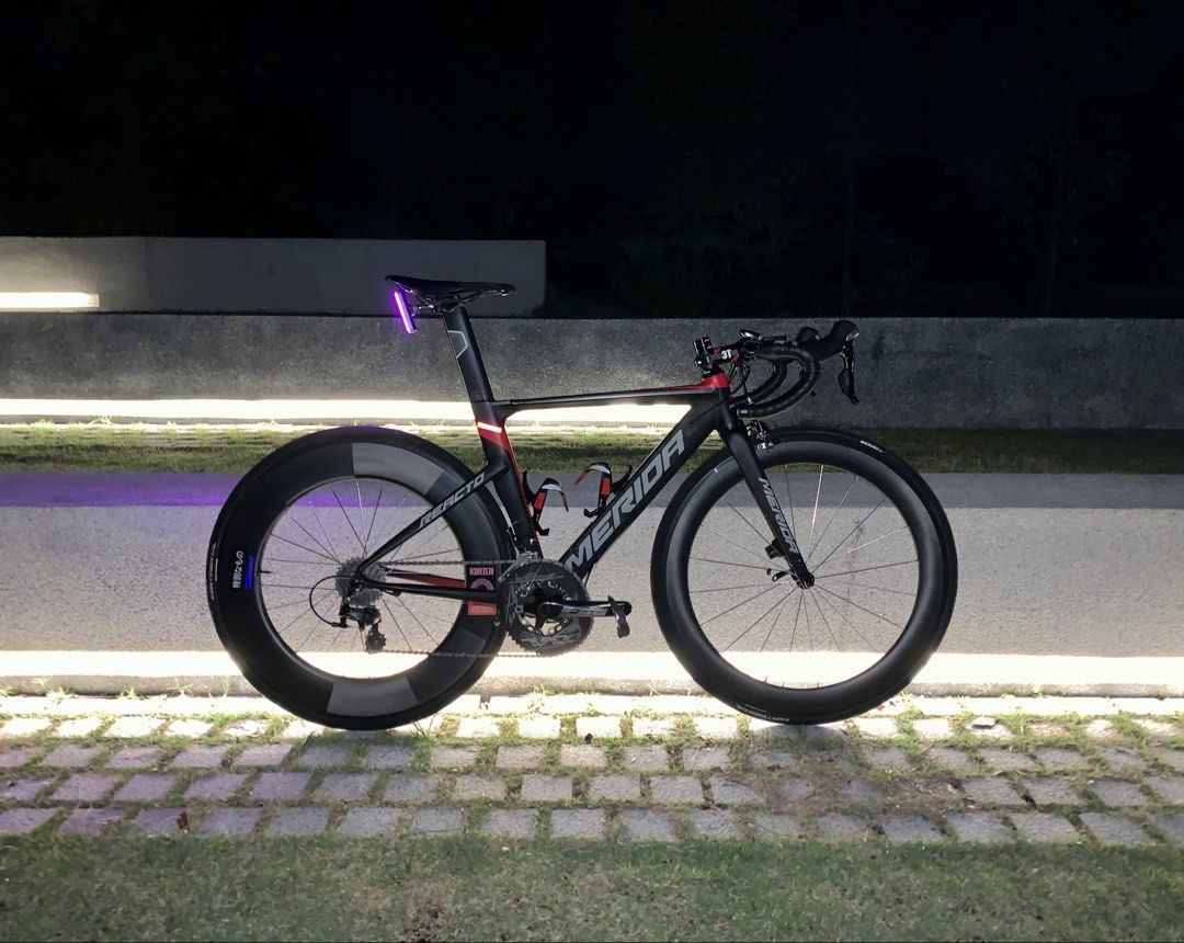Merida Reacto 400 2016 (Category: Bicycles) located in Singapore. Submitted by evictuss (Listing ID 1457727752, Image 1). Description: Merida Reacto 400 2016 (Size Xs, 46. For reference im 170) Shimano 105 FSA Crank Oval chainring Ultegra Pedals Flo 60/80 Carbon wheels 3T stem 3T Carbon Aero Bar Conti GP5000 Elite bottlcage Fizik Carbon Rail saddle has deep split due to accidental drop (split not in the carbon) Comes with stock wheels (no tires o
