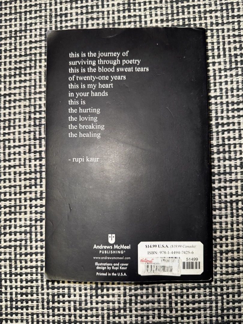 Milk and Honey Rupi Kaur (Category: Storybooks) located in Quezon City. Submitted by coolmomma (Listing ID 1457826253, Image 2). Description: .