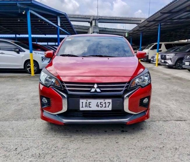 Mitsubishi Mirage GLS Auto (Category: Used Cars) located in Quezon City. Submitted by jayjet.jayjet (Listing ID 1457804785, Image 3). Description: 2022 MITSUBISHI MIRAGE GLS Automatic Transmission 30t km only Gasoline Red All Power All Original No Issues No Accidents Well Kept Mechanic Inspected Complete Tools, Jack and Spare Tire Price P438k Slightly negotiable upon viewing Financing/Trade-in Accepted Sample Financing Computations Down P85k all 