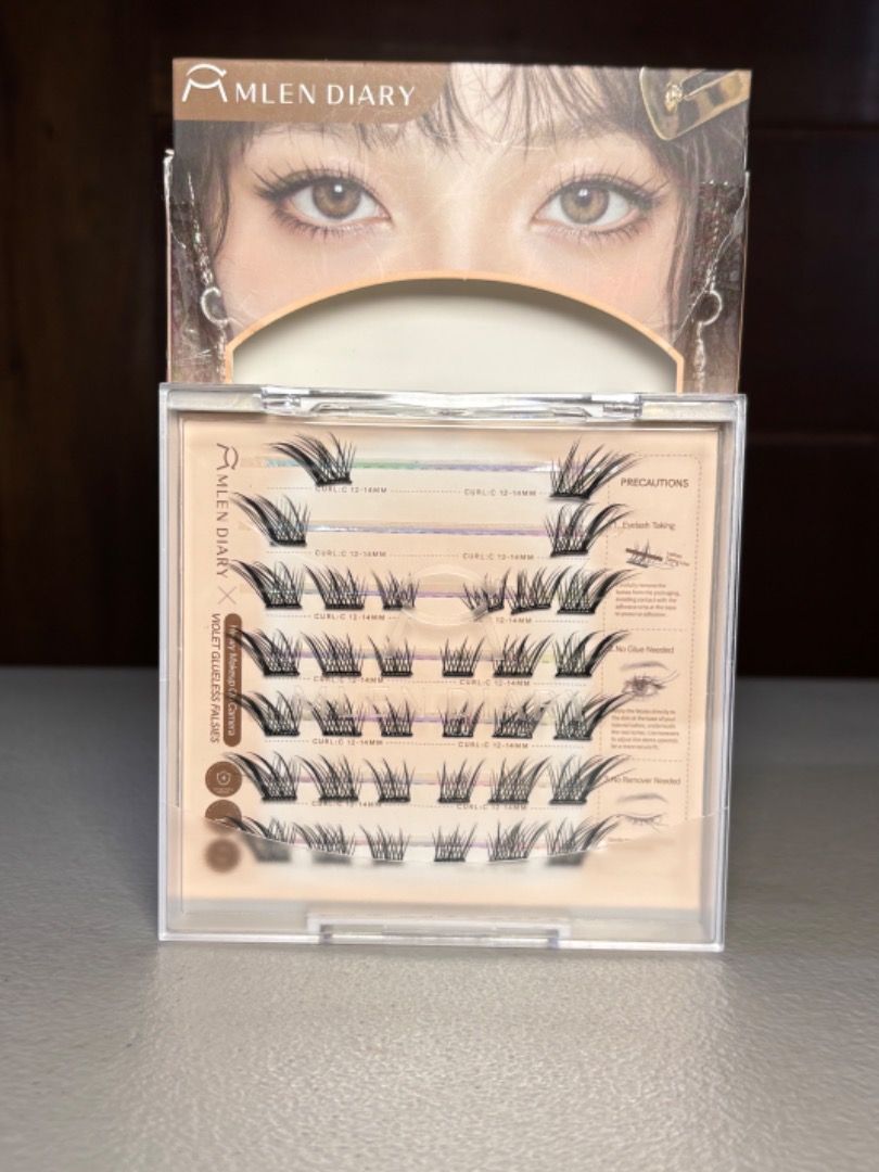 MLEN DIARY Self-Adhesive Eyelashes (Violet) (Category: Makeup) located in Balanga. Submitted by chaiee.btn (Listing ID 1457807921, Image 1). Description: *only used a few pieces *will give 1 FREE tweezer for sure buyer Please check photos for actual condition. “As is basis”: Buyer accepts all declared, visible and/or unnoticed faults, damage, and/or missing parts, if any, the moment he/she pays. ‣ decluttering sale, all must go! ‣ all detailed pi