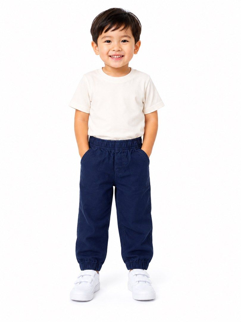 Navy chino pants fits 2-3 years old (Category: Babies & Kids Fashion) located in Quezon City. Submitted by shopnkeep (Listing ID 1457757570, Image 1). Description: Navy chino pants 2t on tags Fits 2-3 years old Color navy 100 only! Mop: bpi gcash Shipping: c/o buyer loc qc.