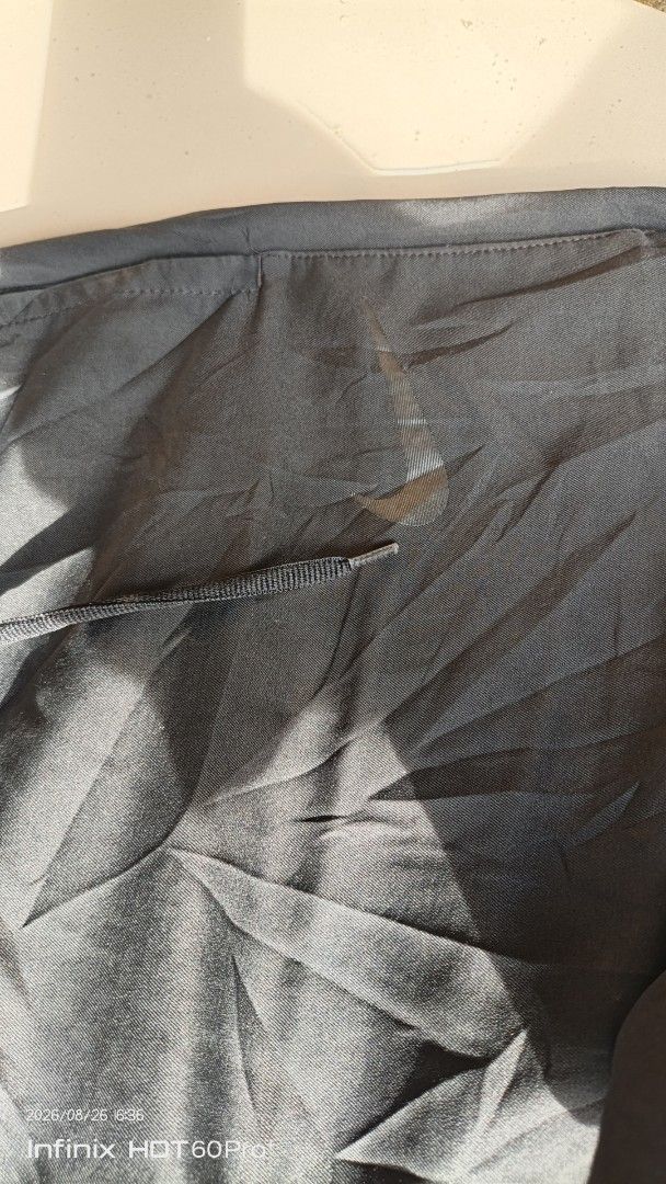 Nike Dri-Fit XL Grey Athletic Pants (Category: Joggers) located in Manila. Submitted by treblig. (Listing ID 1457787083, Image 2). Description: - Grey Nike Dri-Fit athletic pants - Size XL - Elastic waistband with drawstring - Made in Cambodia - Perfect for workouts or casual wear.