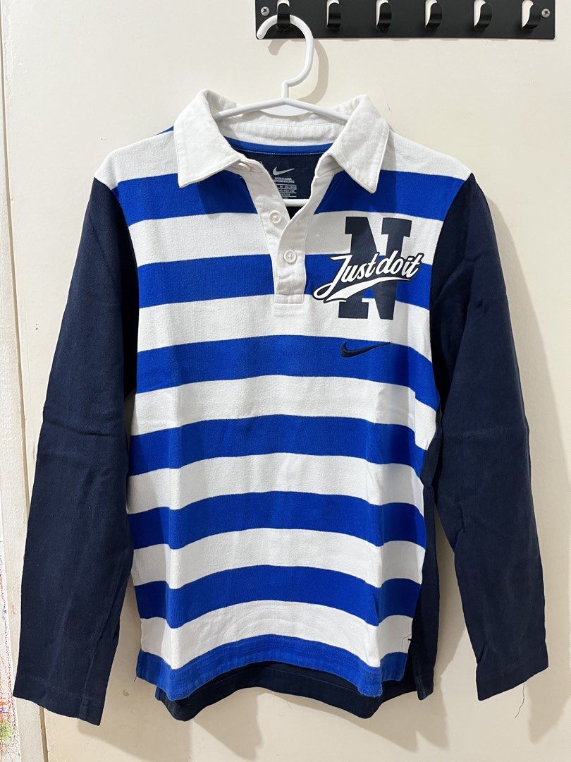 Nike long sleeves (Category: Babies & Kids Fashion) located in Bulacan. Submitted by aem02 (Listing ID 1457710067, Image 1). Description: This is a preloved item. Please manage your expectations. Thank you! ✔️ Payment first policy ✔️ No COD/COP please ⭐ MOP - GCash, Bank Transfer 🚚 MOD - LBC and Lalamove 📍 LOC - Bulacan.