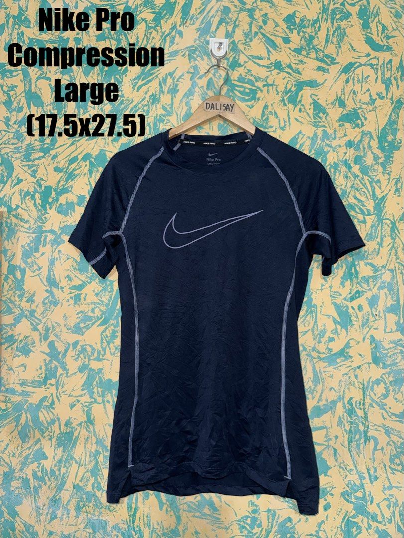 Nike Pro Compression Tight Fit (Category: Activewear) located in Manila. Submitted by thebadthrift (Listing ID 1457787162, Image 1). Description: Nike Pro Compression Tight Fit • Size : Large on tag (17.5x27.5) • Good as new • No issue • 500 + SF SOLID NA SOLID PA SA PERSONAL ‼️ No to Cod❌Cop️📌 📍Sampaloc,manila.