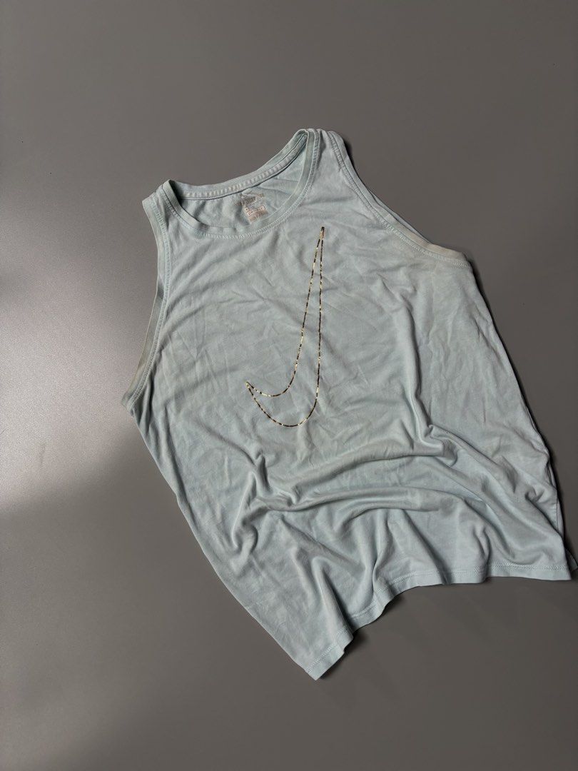 Nike Swoosh Tank Top (Category: Activewear) located in Santa Cruz. Submitted by devbook1 (Listing ID 1457820992, Image 2). Description: Nike Swoosh Tank Top L: 24 W: 19 Excellent Condition No issue Authentic .