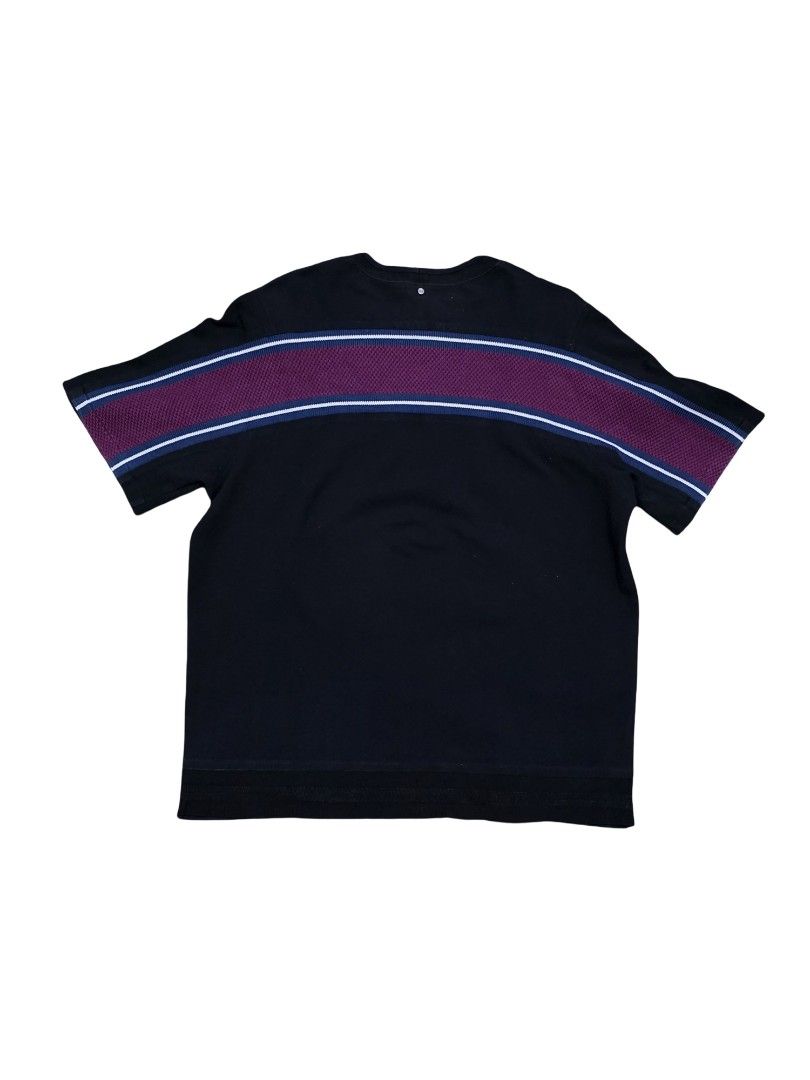 OAMC Oversized Knit-Panel Striped Heavyweight Shirt (Category: Tshirts & Polo Shirts ) located in Angeles City. Submitted by recyclecenter (Listing ID 1457834080, Image 1). Description: Size Small Measurements Shoulder 17 inches Width 21.5 inches Length 26 inches oversized boxy-fit technical jersey weave striped contrast knit back panel.