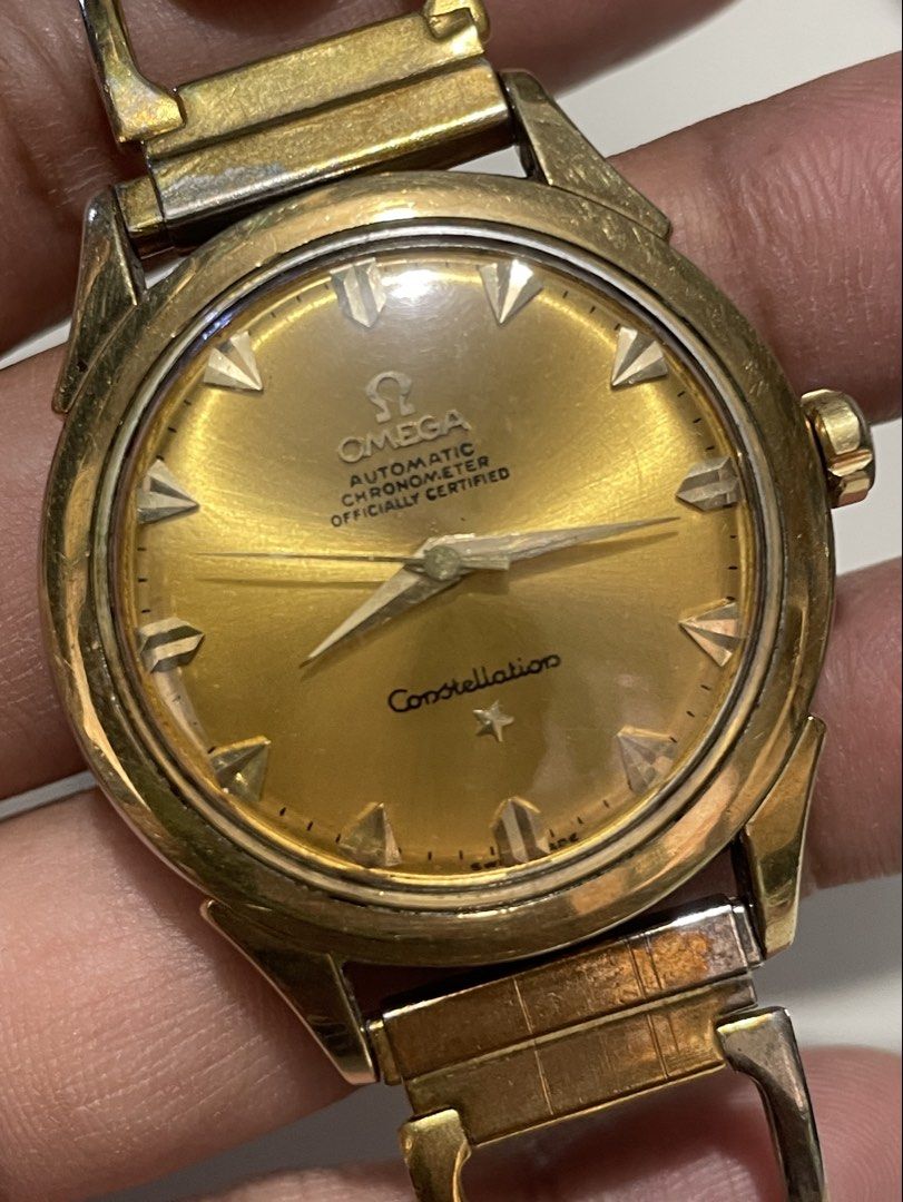 Omega Constellation (Category: Men's Watches) located in Taguig. Submitted by j_watches007 (Listing ID 1380317941, Image 3). Description: Authentic Secondhand ⌚ Vintage Used Watch Omega Constellation Automatic Swiss Made Redial 34.5mm Replacement Strap Buckle ' Watch Only ' DISCLAIMER: IT'S OLD WATCHES EXPECT OF SOME SCRATCHES/SIGNS OF USAGE & PLEASE MANAGE YOUR EXPECTATIONS. THANKYOU. PS' IF CAN'T RPLY. KINDLY DIRECTLY PM ME IN BLUE APP. WITH SA