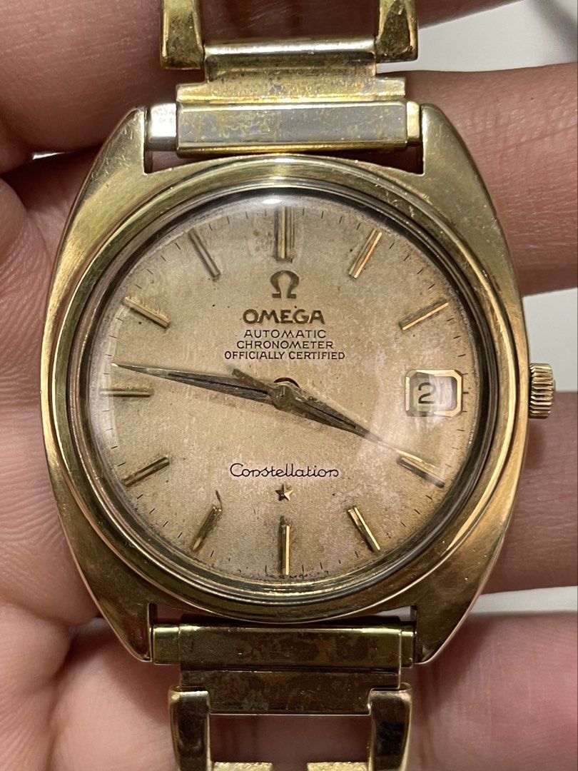 Omega Constellation (Category: Men's Watches) located in Taguig. Submitted by j_watches007 (Listing ID 1317734464, Image 2). Description: Authentic Secondhand ⌚ Vintage Used Watch Omega Constellation Automatic Swiss Made 561 34.5mm Replacement Strap Buckle ' Watch Only ' DISCLAIMER: IT'S OLD WATCHES EXPECT OF SOME SCRATCHES/SIGNS OF USAGE & PLEASE MANAGE YOUR EXPECTATIONS. THANKYOU. PS' IF CAN'T RPLY. KINDLY DIRECTLY PM ME IN BLUE APP. WITH SAME 