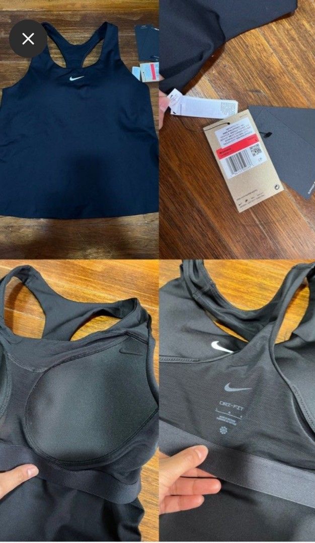 Original Nike Dri-FIT Black Racerback Tank Top with Built-in Bra (Category: Activewear) located in Lingayen. Submitted by kat_declutter (Listing ID 1457856421, Image 2). Description: -BNWT Black Nike Dri-FIT tank top -SRP on mall is 1,200 -Available size only is XXL - Racerback design for full range of motion - Built-in bra with padding for support - Ideal for workouts and everyday use - Made in Vietnam.