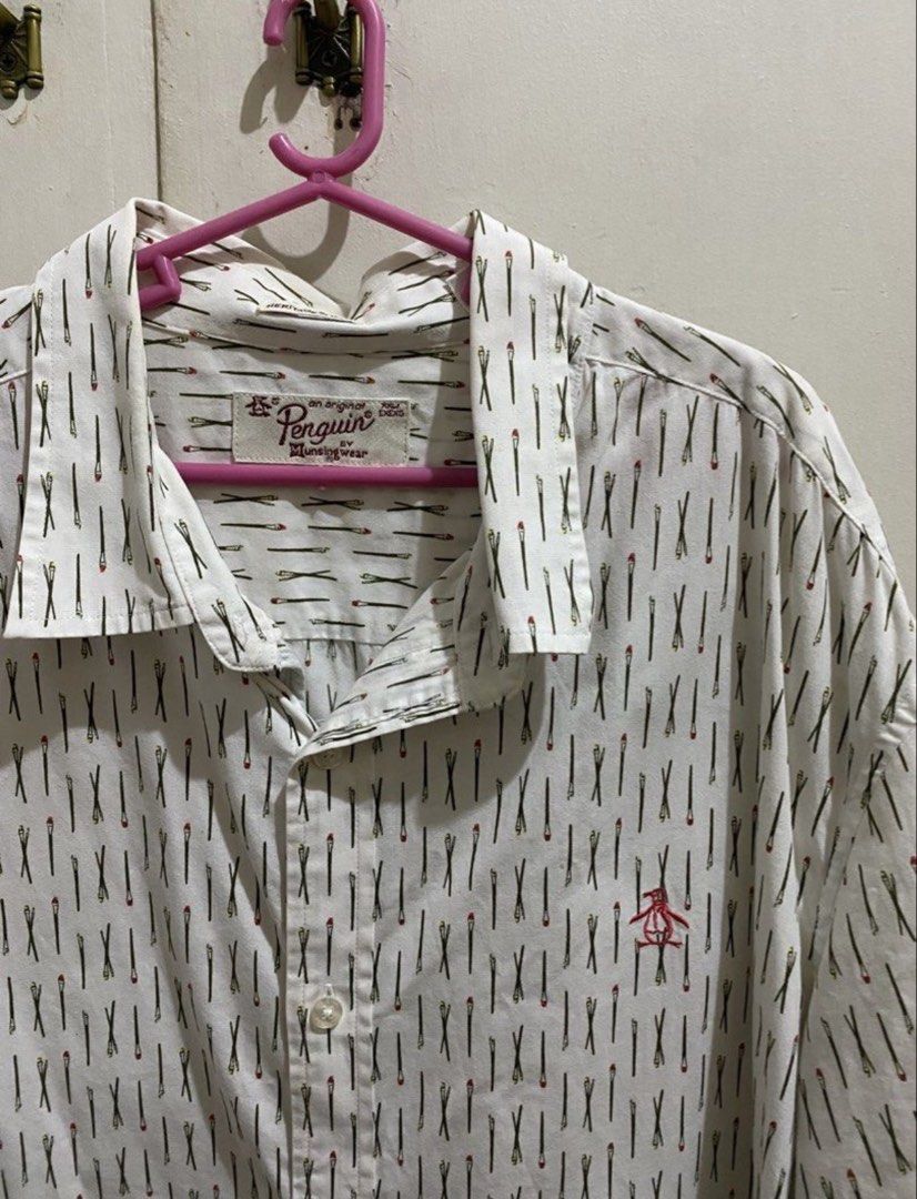 Original Penguin Men's Short Sleeve Button Up Shirt (Category: Tshirts & Polo Shirts ) located in Manila. Submitted by mixnics (Listing ID 1457770068, Image 2). Description: - Original - No issue - XXL.
