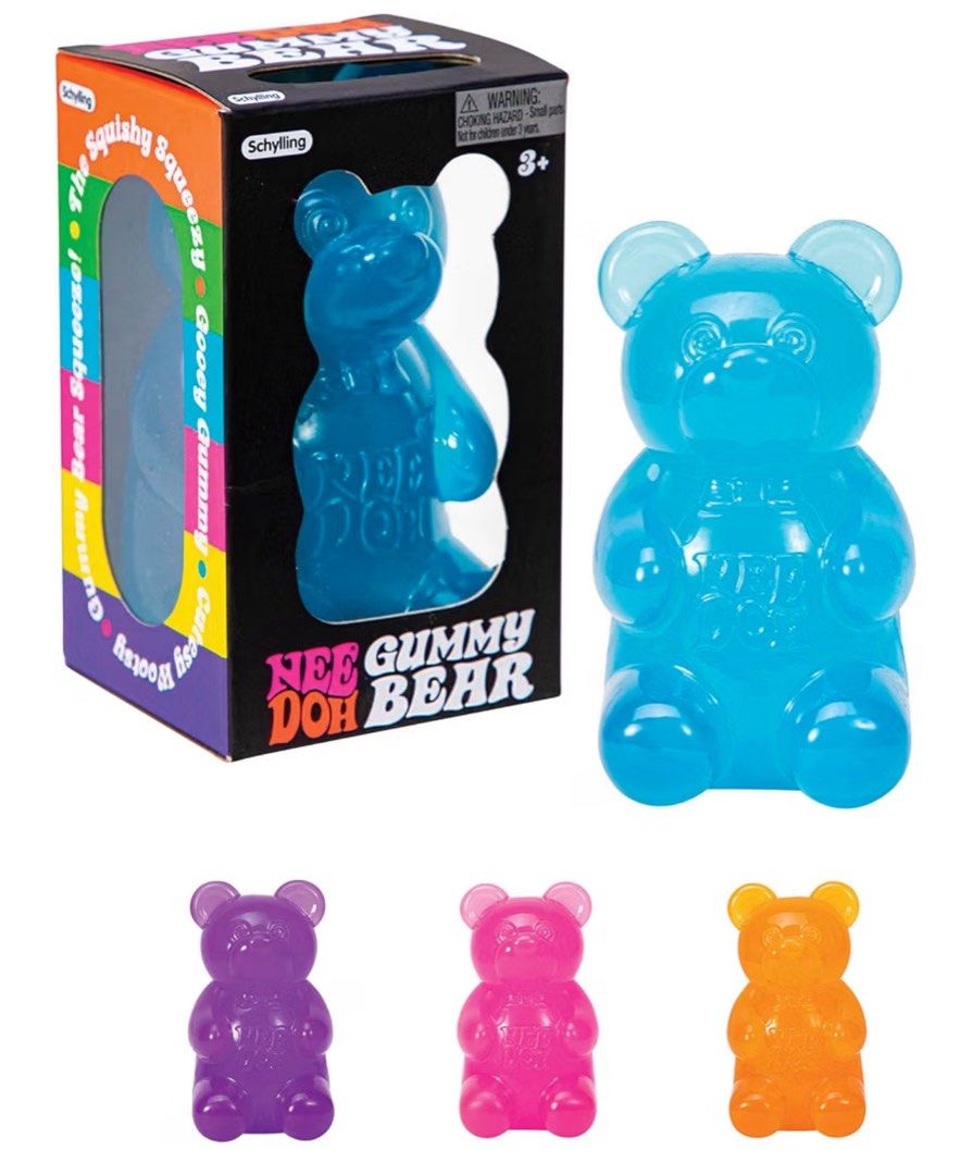 Original Schylling NeeDoh Gummy Bear Squishy Toy (Category: Designer & Blind Box Toys) located in Balingasag. Submitted by eivon.ecarg (Listing ID 1457845193, Image 1). Description: - Squishy and squeezable gummy bear toy - Perfect for stress relief and sensory play - Recommended for ages 3 and up.