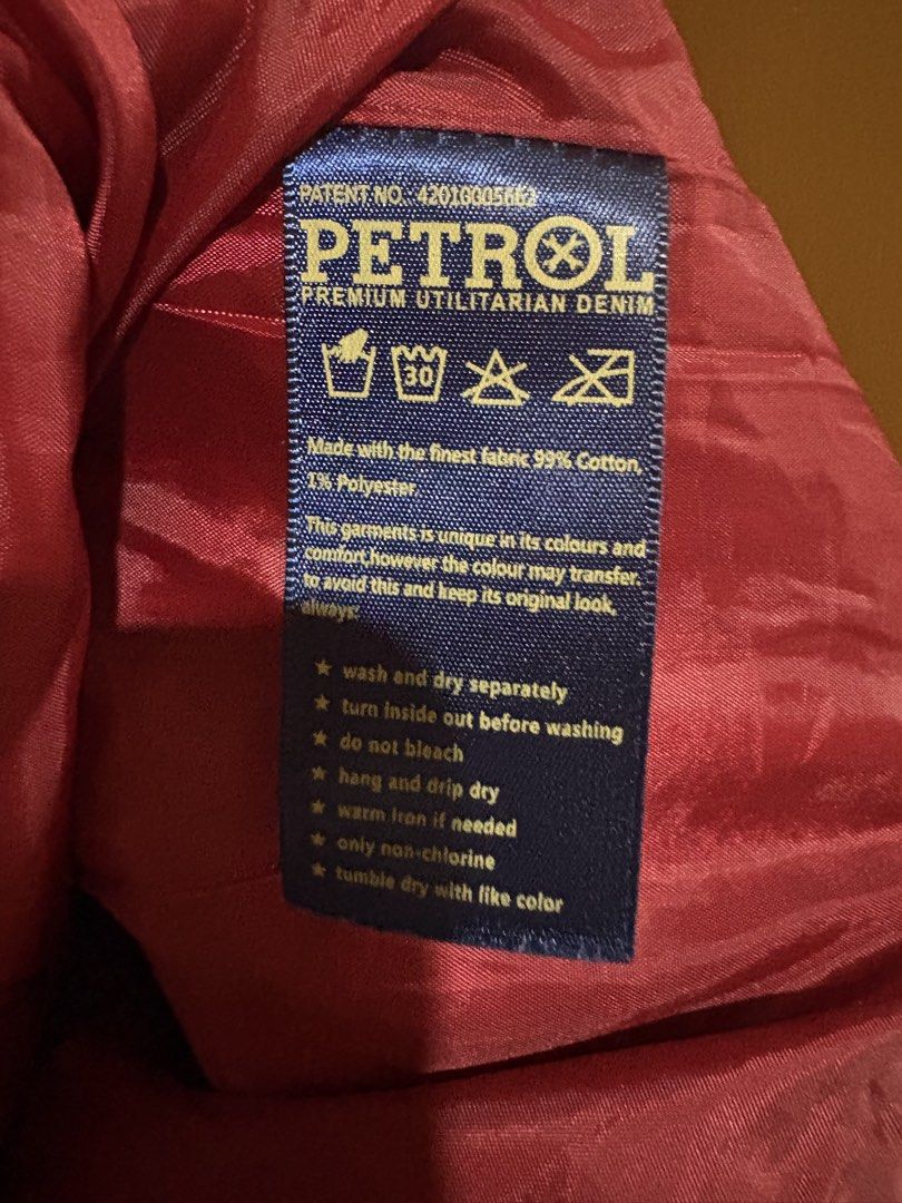 [Petrol] Red & Black Bomber Jacket (Category: Coats, Jackets and Outerwear) located in Pasig City. Submitted by kitcatss (Listing ID 1457865431, Image 3). Description: 🥀 Petrol Bomber Jacket 🥀 Brand: Petrol Size: Large on tag (can also fit on sizes small or medium if you want a bit oversized) *authentic/ personal purchase *good condition/ no flaws *99% cotton *open to negotiation for sure buyers. Mop: gcash/ paymaya Mod: j&t/ lalamove (sf shoul