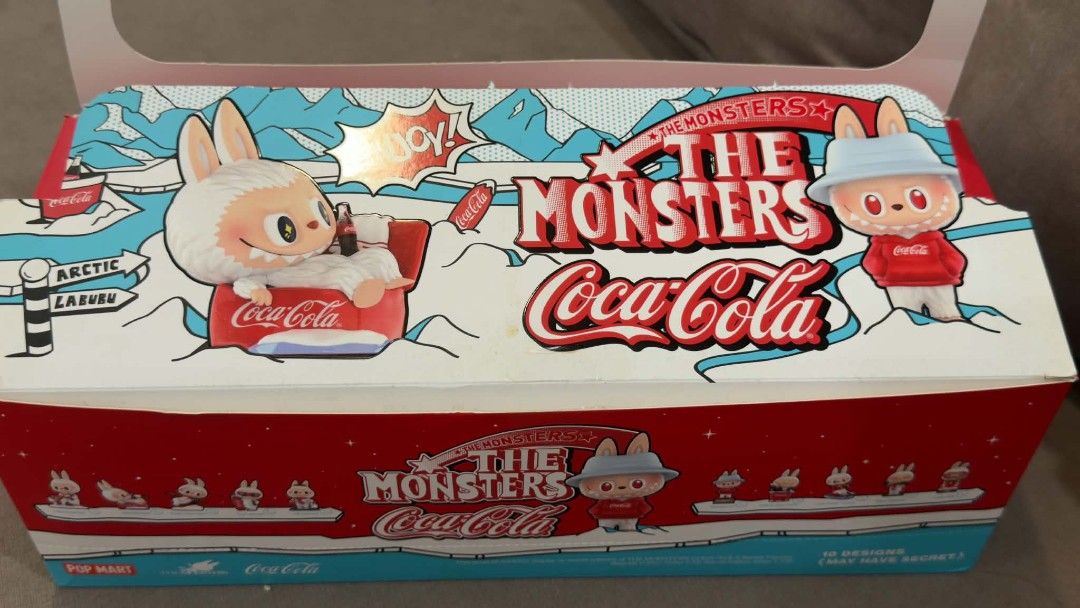 Pop Mart The Monsters Coca-Cola Blind Box Figures (Category: Designer & Blind Box Toys) located in Manila. Submitted by rzzb21 (Listing ID 1457803830, Image 3). Description: - Brand new Coca-Cola x The Monsters blind box series by Pop Mart. - Each box contains one (1) random collectible figure. - There are 10 unique designs to collect. -SOLD AS SET ONLY - Includes a chance to get a secret rare figure! - Ideal for collectors and fans of Coca-Cola 