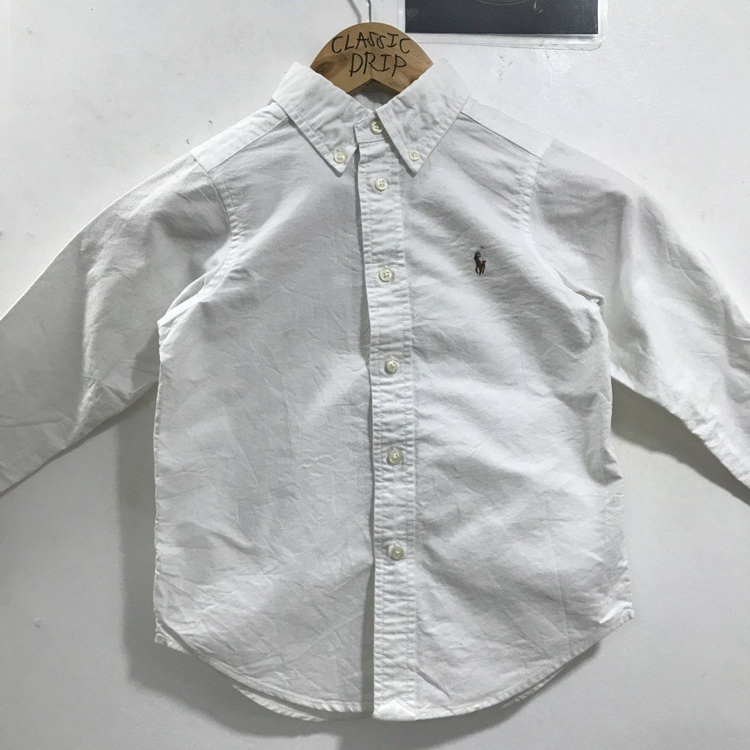 RALPH LAUREN FOR KIDS (Category: Babies & Kids Fashion) located in Ozamiz City. Submitted by ClassicDrip (Listing ID 1457826053, Image 2). Description: RALPH LAUREN BUTTON DOWN -LEGIT / AUTHENTIC 💯 -MULTICOLOR PONY LOGO -EMBROIDERED LOGO -IN PRESTINE CONDITION -NAPAKA POGI NITO.
