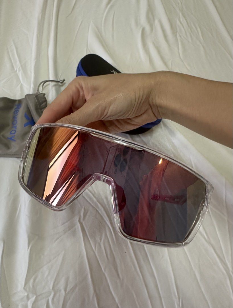 Revoray X10 Sport Sunglasses (Category: Sunglasses & Eyewear) located in Quezon City. Submitted by tan__k (Listing ID 1457765266, Image 1). Description: Perfect for running, cycling and fast-paced outdoor training performance eyewear specifically scaled for smaller face profiles weighing only 30grams Flexible and durable TR90 frame construction Narrow-fit architecture designed explicitly for smaller faces, teens, and women Features stay-in-place 