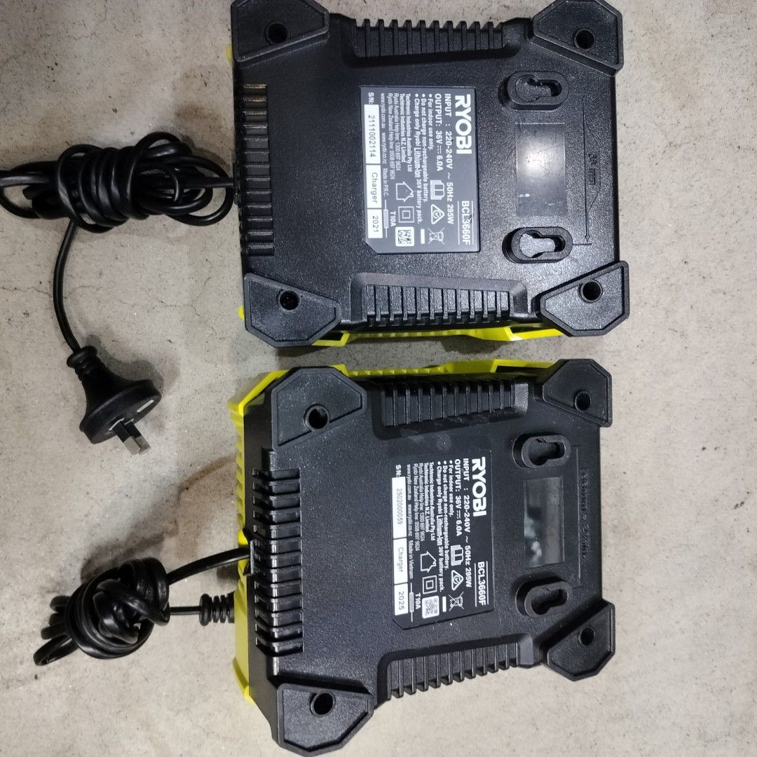 RYOBI 36V BATTERY CHARGER GOOD (Category: Batteries & Chargers) located in Angeles City. Submitted by glendamart54551 (Listing ID 1457719716, Image 3). Description: 36V BATTERY CHARGER GOOD 👉1200 EACH.