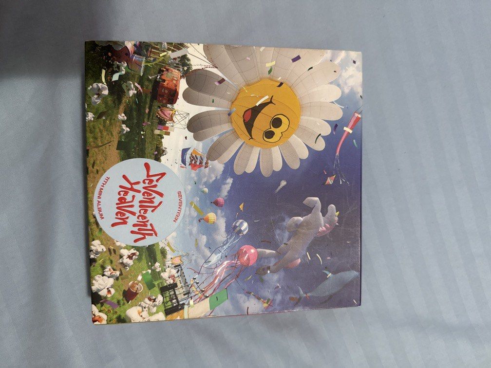 SEVENTEEN SEVENTEENTH HEAVEN (Category: Storybooks) located in Taguig. Submitted by mighty_18caratgirl (Listing ID 1457796866, Image 2). Description: SEVENTEEN SEVENTEENTH HEAVEN ✨ RFS: Decluttering extra collection ✨ Condition:8/10 Good condition, kept safely in my bookshelf 💕 ✨ 100% official merchandise 💕 ❎ NO Photocards included! ❗️ With minor flaws on the outer box (please see pics)! ❗️ Please see pictures for the full inclusions! DELIVERY 