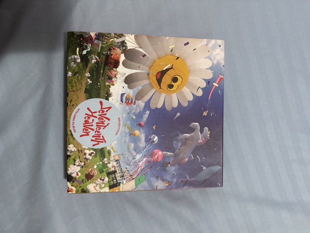 SEVENTEEN SEVENTEENTH HEAVEN (Category: Storybooks) located in Taguig. Submitted by mighty_18caratgirl (Listing ID 1457796866, Image 1). Description: SEVENTEEN SEVENTEENTH HEAVEN ✨ RFS: Decluttering extra collection ✨ Condition:8/10 Good condition, kept safely in my bookshelf 💕 ✨ 100% official merchandise 💕 ❎ NO Photocards included! ❗️ With minor flaws on the outer box (please see pics)! ❗️ Please see pictures for the full inclusions! DELIVERY 
