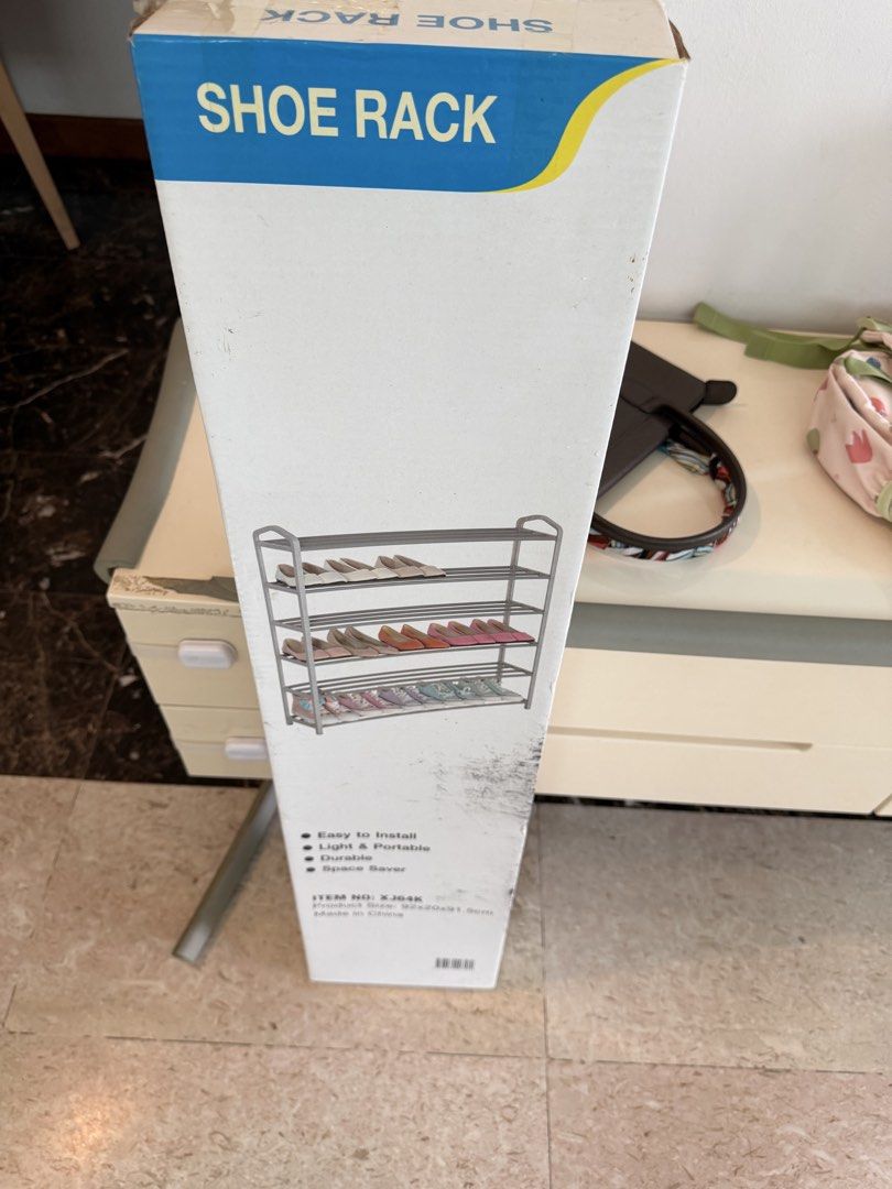 Shoe rack (Category: Shelves, Cabinets & Racks) located in Singapore. Submitted by pegasus1212 (Listing ID 1457735310, Image 1). Description: Shoe rack.