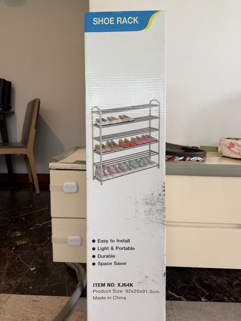 Shoe rack (Category: Shelves, Cabinets & Racks) located in Singapore. Submitted by pegasus1212 (Listing ID 1457735310, Image 2). Description: Shoe rack.