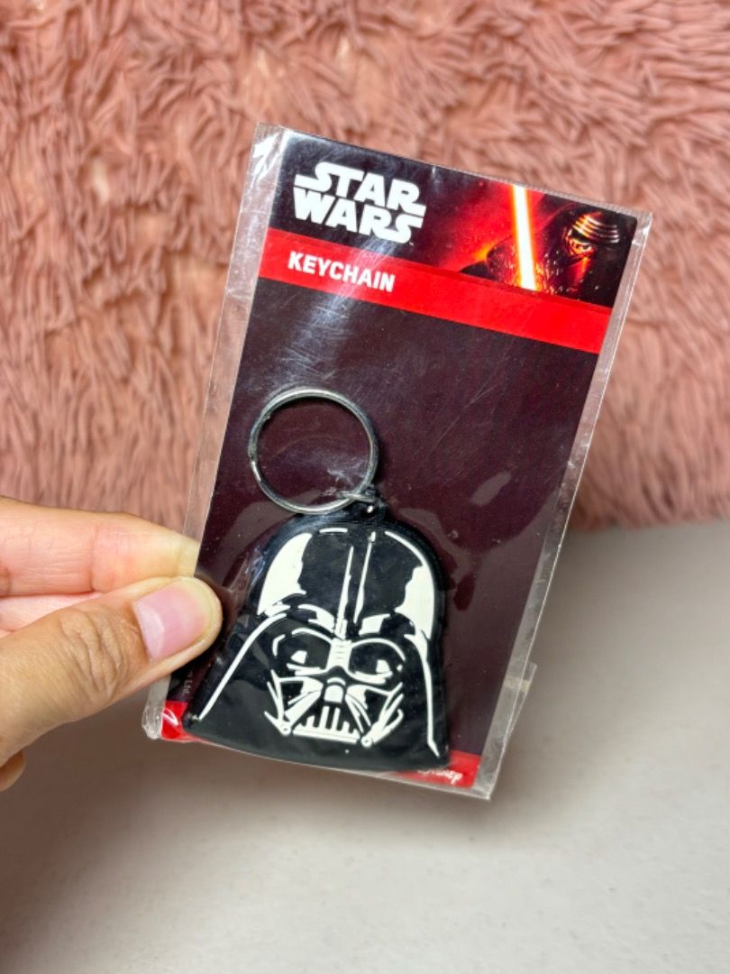 Star Wars Darth Vader Yoda Keychain (Category: Western Merchandise) located in Balanga. Submitted by chaiee.btn (Listing ID 1457796615, Image 2). Description: ₱50 each or take both for ₱80 ‣ decluttering sale, all must go! ‣ all detailed pictures already posted ‣ NO: cancellations, returns, refunds ‣ Loc: Bataan ‣ MOD: J&T/meet-up at SM City Bataan ‣ MOP: Gcash/Maribank PM for more details! 📩.