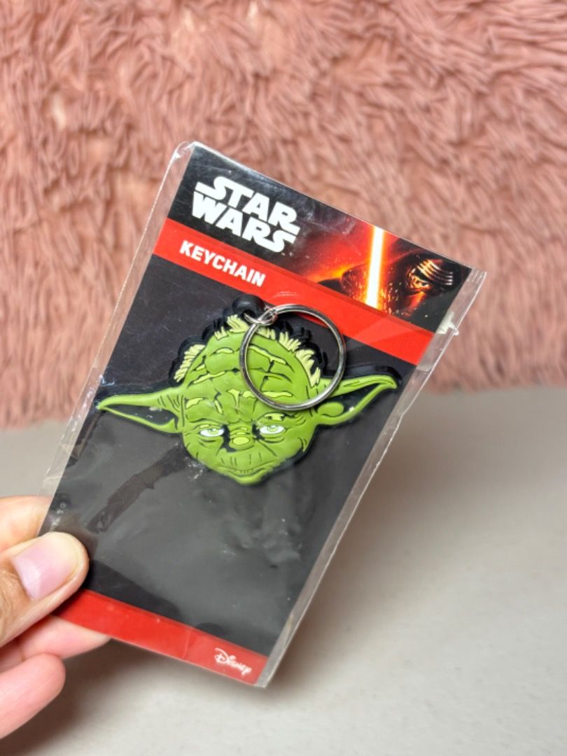 Star Wars Darth Vader Yoda Keychain (Category: Western Merchandise) located in Balanga. Submitted by chaiee.btn (Listing ID 1457796615, Image 3). Description: ₱50 each or take both for ₱80 ‣ decluttering sale, all must go! ‣ all detailed pictures already posted ‣ NO: cancellations, returns, refunds ‣ Loc: Bataan ‣ MOD: J&T/meet-up at SM City Bataan ‣ MOP: Gcash/Maribank PM for more details! 📩.