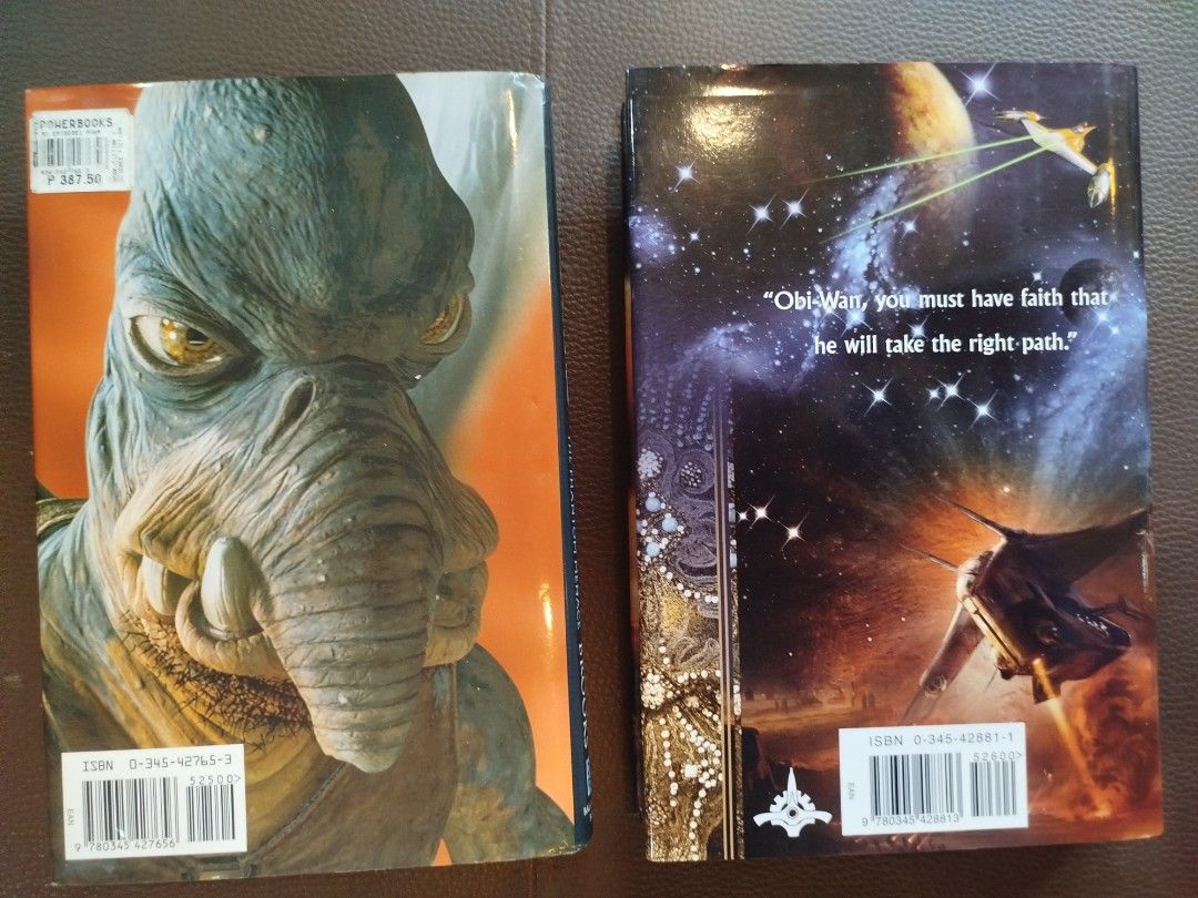 Star Wars Episode I & II Hardbound Books (Category: Storybooks) located in Paranaque City. Submitted by kaceys_closet (Listing ID 1457770871, Image 2). Description: - Get both for P480 only! - Star Wars Novel Set: Episode I - The Phantom Menace by Terry Brooks - Star Wars Novel Set: Episode II - Attack of the Clones by R.A. Salvatore - Ideal for Star Wars fans looking to expand their knowledge of the movie plots. - Great value when purchasing bot