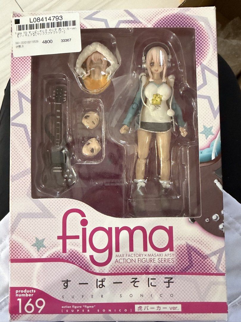 Super Sonico Figma (Category: Figurines & Statues) located in Manila. Submitted by kentasaur (Listing ID 1457796485, Image 1). Description: BIB Super Sonico Figma All complete, no missing items or accessories WYSIWYG what you see is what you get you may ask me for more photos method of payment: GCash.