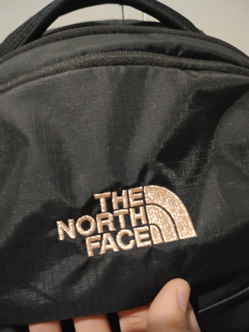 The North Face Borealis Luxe Backpack Black Rose Gold (Category: Backpacks) located in Quezon City. Submitted by dankenan11 (Listing ID 1457760757, Image 3). Description: - The North Face Borealis Luxe backpack in stylish black with elegant rose gold accents. - Dedicated 16" laptop sleeve to keep your tech safe. - Fleece-lined pocket for protecting your essentials. - External bungee-compression system for extra storage. - Self-standing design for