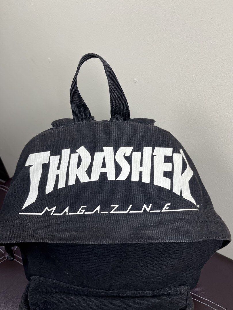 THRASHER Backpack (Category: Backpacks) located in Cabanatuan. Submitted by cabsygoods (Listing ID 1457821723, Image 3). Description: THRASHER Backpack Very good condition Issue fade other part Still presentable Dm to purchase! 📩.