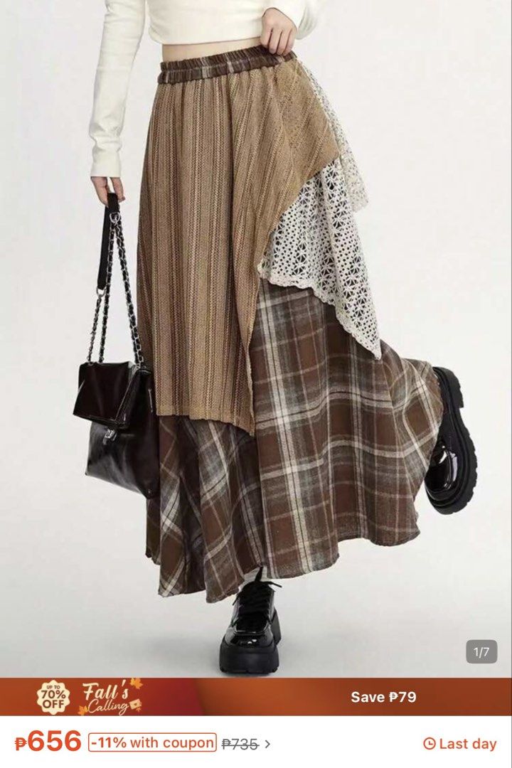 Vintage Asymmetrical Lace Patchwork Skirt (Category: Skirts) located in Manila. Submitted by wearmine2.0 (Listing ID 1457821020, Image 1). Description: Never used •You can message me if you’d like to see more or actual photos. • This is my second account. My original account (@wearmine) is currently inaccessible as I lost my registered number and can’t receive the verification code. You can still check it for more positive reviews. • Lalamove • J