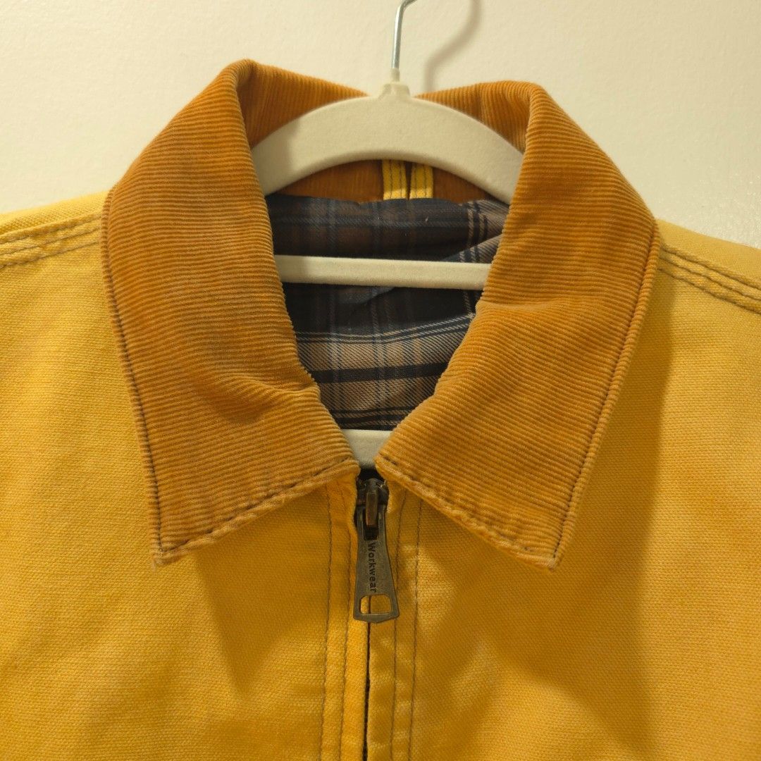 Vintage Detroit Jacket (Category: Coats, Jackets and Outerwear) located in Cagayan de Oro. Submitted by dump.gallery (Listing ID 1457727774, Image 2). Description: Vintage Khaki Detroit Jacket (Best J01 Carhartt Alternative IMO) Thick duck canvas like carhartt for me, i have my own carhartt J01 and i would say very close thickness. 22.5 x 24 Condition rate: 9/10 Color rate: 8.5/10 Issue: Discoloration due to age Mine: P 2899.