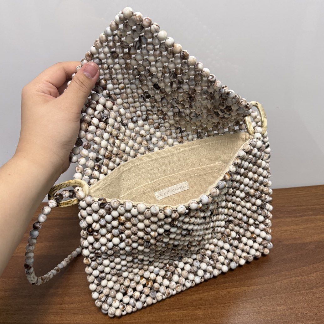 Vintage Marbled Beaded Bag (Category: Shoulder Bags) located in Baliuag. Submitted by from.linea (Listing ID 1457782469, Image 3). Description: Vintage Marbled Beaded Bag Price: ₱1,200 Brand: Rachel Ashwell RFS: Decluttering (personal preloved bags, not bought from ukay) Location: Baliuag, Bulacan Pickup/Meet-up: Around Baliuag Delivery Options: SPX | Lalamove (Delivery fee will be shouldered by the buyer) Additional Notes: Feel free to send a pr