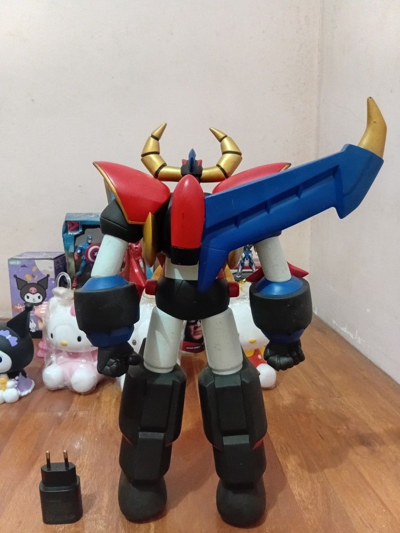 Vintage Style Robot Action Figure Toy (Category: Figurines & Statues) located in Quezon City. Submitted by johnwicklacson6 (Listing ID 1457894649, Image 2). Description: VINTAGE: "GAIKING THE GREAT" VINYL FIGURE 16 INC. ARTICULATED (AS IS) PRICE: 4,500.00 PH LAST PRICE? Pag-usapan natin, DM me. MOD: MEET-UP AT EVER GOTESCO MALL, COMMONWEALTH, QUEZON CITY OR "LBC" DOOR TO DOOR / "COP" OR VIA PICK-UP DELIVERY "CLIENT WILL SHOULDER THE PICK-UP DEL. 