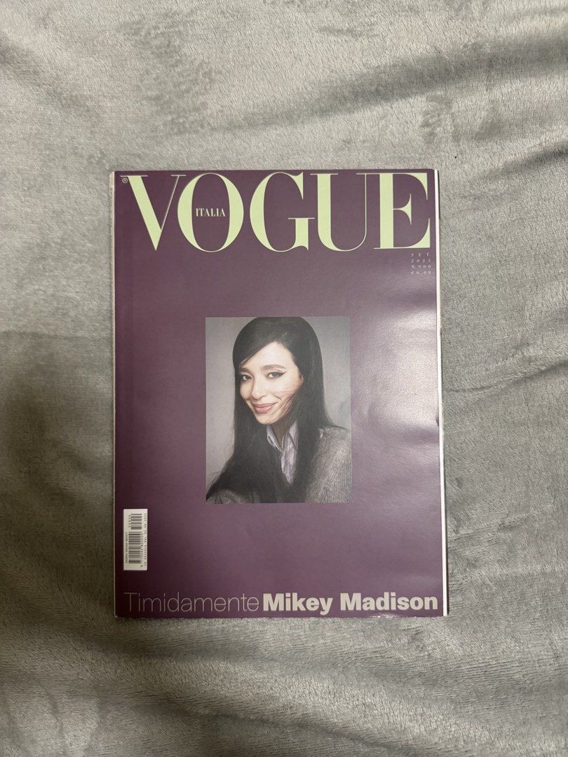 Vogue Italia Mikey Madison Issue (Category: Magazines) located in Manila. Submitted by quintessesommerset (Listing ID 1457802779, Image 1). Description: hard to source!.