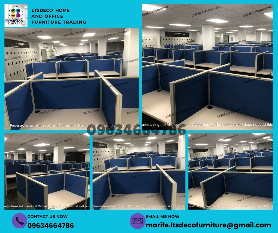 workstation table desk modular tables office partition furnitures (Category: Office Furniture & Fixtures) located in Quezon City. Submitted by abbiedy (Listing ID 1457792883, Image 3). Description: 👉Are you looking for WORKSTATION, MODULAR CUBICLES OFFICE PARTITION, and OFFICE FURNITURE SUPPLIER? LTSDECO Furniture, is direct supplier, manufacturer, and trusted provider of high quality, affordable and durable modular office divider partition, hom