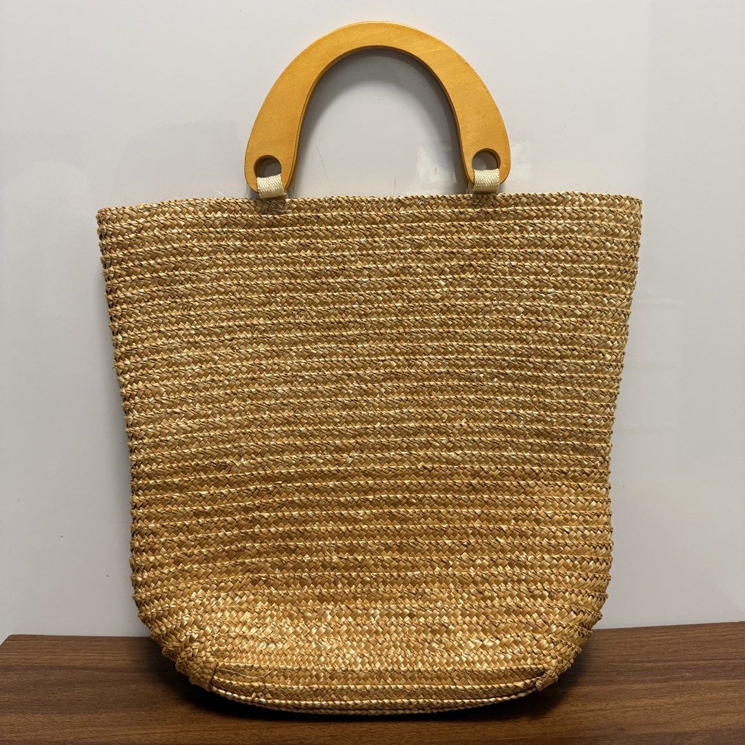 Woven Straw Beach Bag (Category: Beach Bags) located in Baliuag. Submitted by from.linea (Listing ID 1457779528, Image 1). Description: Woven Straw Beach Bag Price: ₱350 Brand: No Brand RFS: Decluttering (personal preloved bags, not bought from ukay) Location: Baliuag, Bulacan Pickup/Meet-up: Around Baliuag Delivery Options: SPX | Lalamove (Delivery fee will be shouldered by the buyer) Additional Notes: Feel free to send a private message if you’