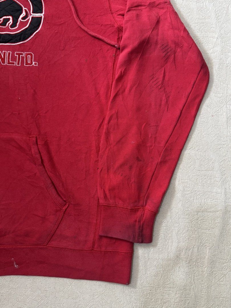 y2k Ecko Zipup Hoodie (Category: Coats, Jackets and Outerwear) located in Angeles City. Submitted by luigisells (Listing ID 1457854467, Image 3). Description: Size XXL L30” W26” Fair Condition Issue/s: stains MOP: Gcash or Bank Transfer Courier: J&t Express.