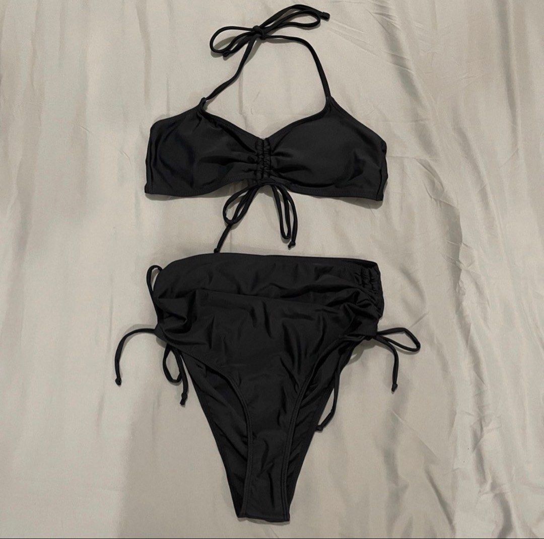 Zaful Shein Bikini Set Swimsuit Bundle (Category: Bikinis & Swimsuits) located in Quezon City. Submitted by iywm_ (Listing ID 1457812236, Image 3). Description: ▪️blue and black set never used. green set used once ▪️size M ▪️rfs: decluttering ▪️shipping via grab or lalamove only 📍loyola heights, qc.