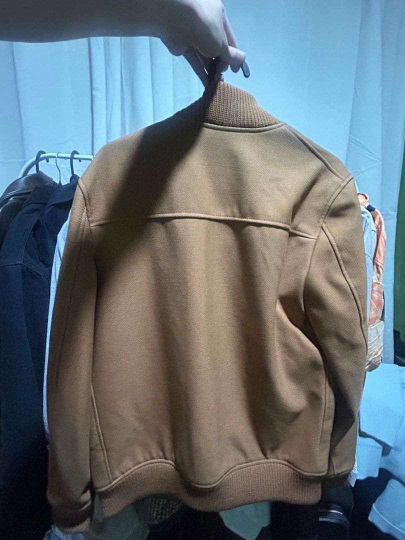 Zara Brown Jacket (Category: Coats, Jackets and Outerwear) located in Quezon City. Submitted by dicgrayson (Listing ID 1457865497, Image 2). Description: Zara brown jacket .
