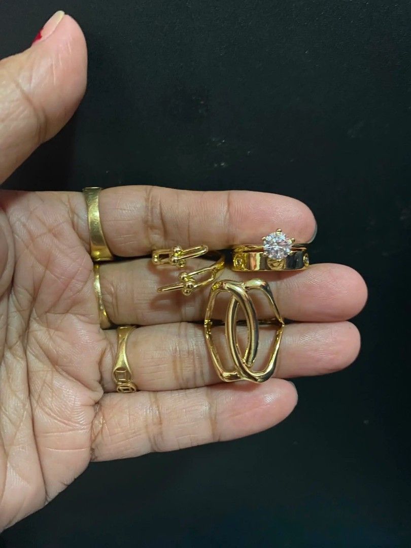 14K Vermeil Gold Rings (Category: Rings) located in Caloocan City. Submitted by cheskhaionlinestore2.0 (Listing ID 1457941818, Image 2). Description: New Collection 🥰 14k GOLD VERMEIL RINGS SALE ₱750 each📌 min 6 600 EACH📌 min 12 450 EACH 📌 What is Vermeil Gold? 14K Vermiel Gold Gold vermeil (pronounced ver-may) is a high-quality type of gold-plated jewelry defined by a sterling silver base metal, a thick gold layer (at least 2.5 microns), and