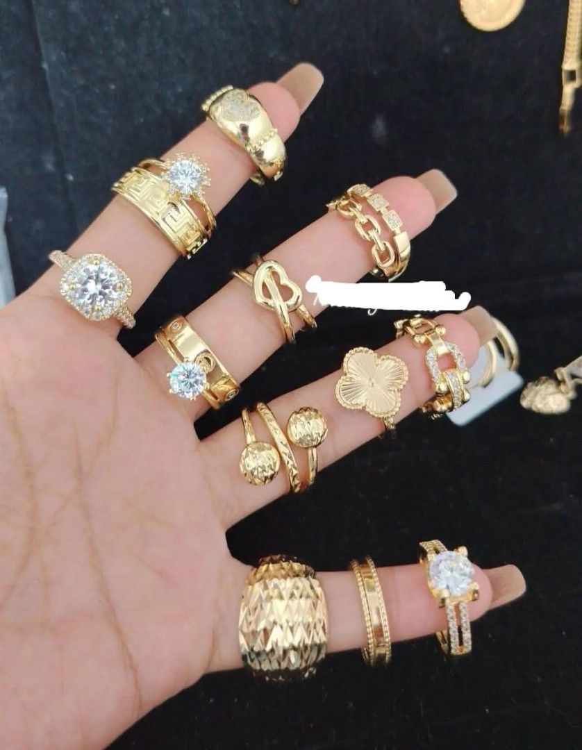 14K Vermeil Gold Rings (Category: Rings) located in Caloocan City. Submitted by cheskhaionlinestore2.0 (Listing ID 1457941818, Image 3). Description: New Collection 🥰 14k GOLD VERMEIL RINGS SALE ₱750 each📌 min 6 600 EACH📌 min 12 450 EACH 📌 What is Vermeil Gold? 14K Vermiel Gold Gold vermeil (pronounced ver-may) is a high-quality type of gold-plated jewelry defined by a sterling silver base metal, a thick gold layer (at least 2.5 microns), and
