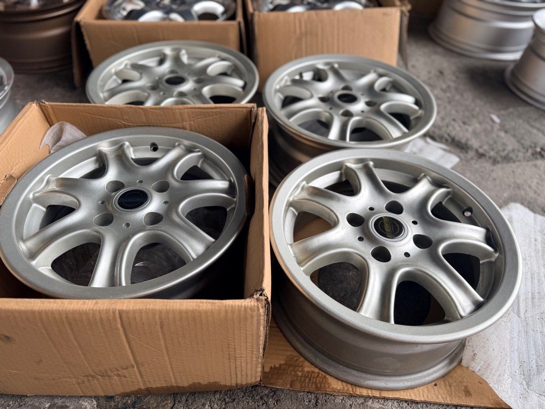 15” Silverwind Nirvana used mags 4Holes pcd 114 sold as 4pcs (Category: Mags and Tires) located in Quezon City. Submitted by mindanaotyrehaus (Listing ID 1458064697, Image 3). Description: 4pcs 15” Silverwind Nirvana magwheels used magwheels 4 Holes pcd 114 15x6 width Sold as set 4pcs for 8,500 mags only *price may change without prior notice *txt or call us to check availability * fix price * Cash transaction/ GCash/ Paymaya/BDO /BPI /Metrobank 