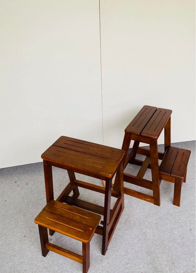 2PCS STEP STOOL (Category: Chairs) located in Manila. Submitted by jerichocal17856 (Listing ID 1457983730, Image 2). Description: “JAPAN SURPLUS” 2PCS STEP STOOL SIZE: 15L” x 8-13.5W” x 22H” inches (AS-IS ITEM) IN GOOD CONDITION.