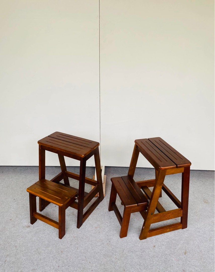 2PCS STEP STOOL (Category: Chairs) located in Manila. Submitted by jerichocal17856 (Listing ID 1457983730, Image 3). Description: “JAPAN SURPLUS” 2PCS STEP STOOL SIZE: 15L” x 8-13.5W” x 22H” inches (AS-IS ITEM) IN GOOD CONDITION.
