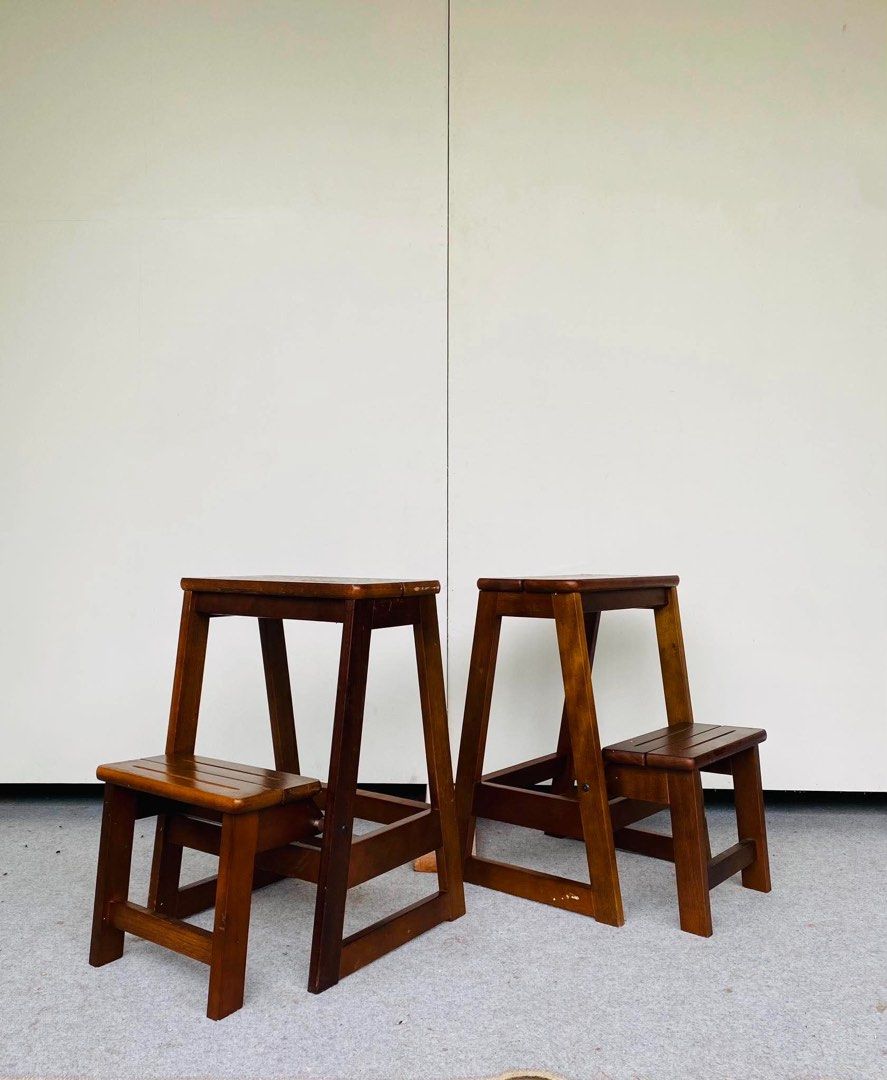 2PCS STEP STOOL (Category: Chairs) located in Manila. Submitted by jerichocal17856 (Listing ID 1457983730, Image 1). Description: “JAPAN SURPLUS” 2PCS STEP STOOL SIZE: 15L” x 8-13.5W” x 22H” inches (AS-IS ITEM) IN GOOD CONDITION.