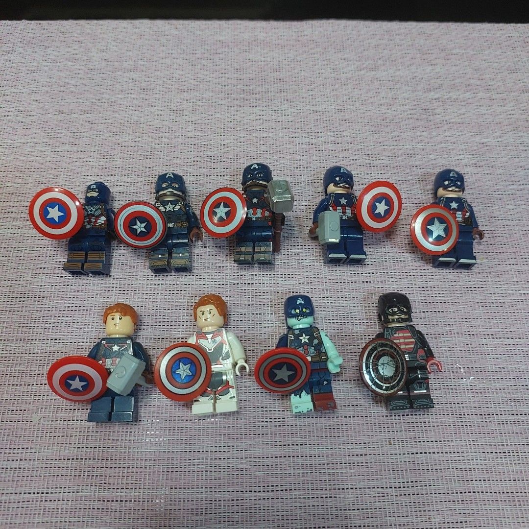 80PCS Assorted Marvel and DC Minifigures - Spider-Man, Iron Man, Batman (Category: Figurines & Statues) located in Limay. Submitted by edwin082277 (Listing ID 1458096384, Image 2). Description: - Assorted superhero minifigures available. - Features various Spider-Man figures with web accessories. - Includes Iron Man suits and Captain America figures with shields. - Also includes Batman and Joker characters. - Ideal for collectors and children who