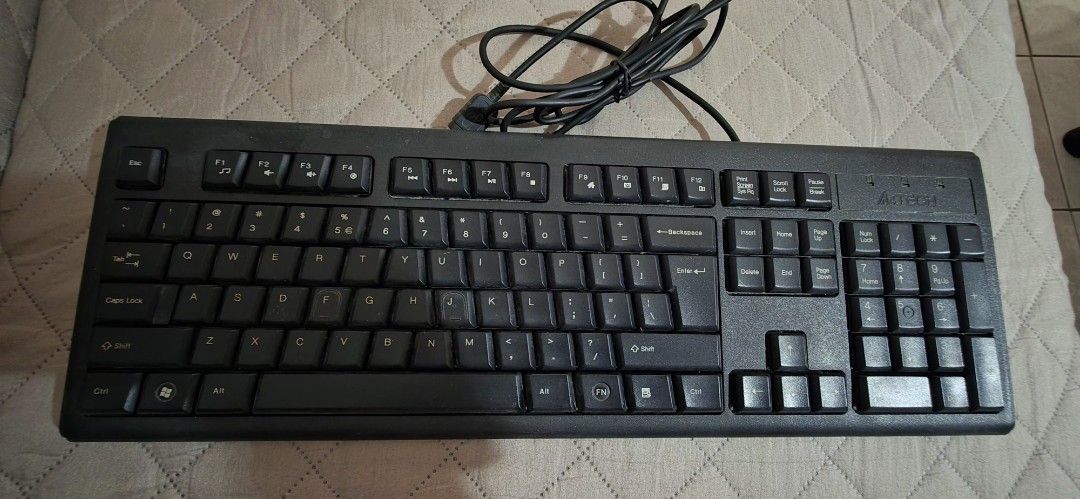A4tech Wired USB Keyboard (Category: Computer Keyboard) located in Tanauan. Submitted by jcang5 (Listing ID 1457941874, Image 1). Description: .