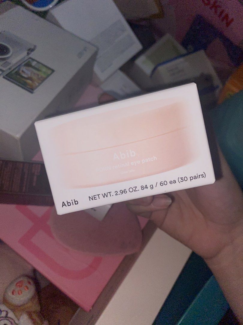 Abib PDRN Retinal Eye Patch Glow Jelly (30 pairs) (Category: Face Care) located in Manila. Submitted by strawberhii1004 (Listing ID 1458032105, Image 1). Description: - Abib PDRN Retinal Eye Patches - Glow Jelly type - Contains 60 pieces (30 pairs) - Net weight: 84g / 2.96 oz - Perfect for targeting under-eye concerns.