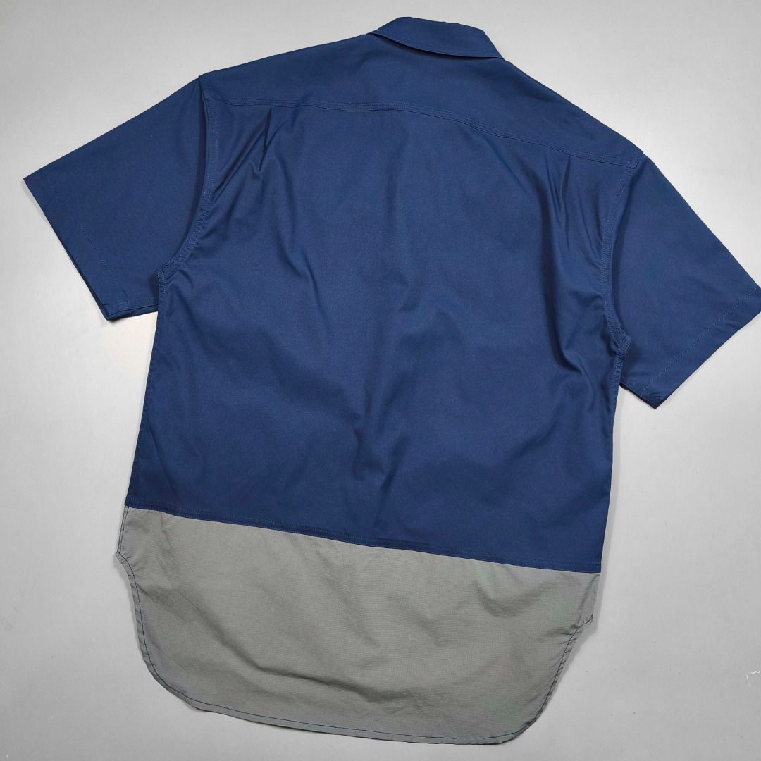 AD-LIB NYLON UTILITY POLO (Category: Tshirts & Polo Shirts ) located in Baguio. Submitted by curatedandselected (Listing ID 1457944199, Image 3). Description: Size: large to XL Dimes: 22W x 29L (front) & 31.5L (back) Condition: 9.5/10 Fabric: nylon.